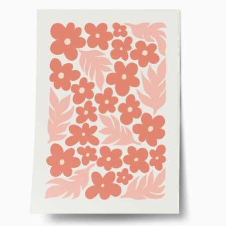 Πόστερ MATISSE STYLE FLORAL PINK - Abstract - Αφηρημένα Sticky 1