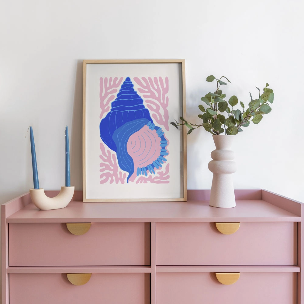 Πόστερ MATISSE STYLE SEASHELL 1