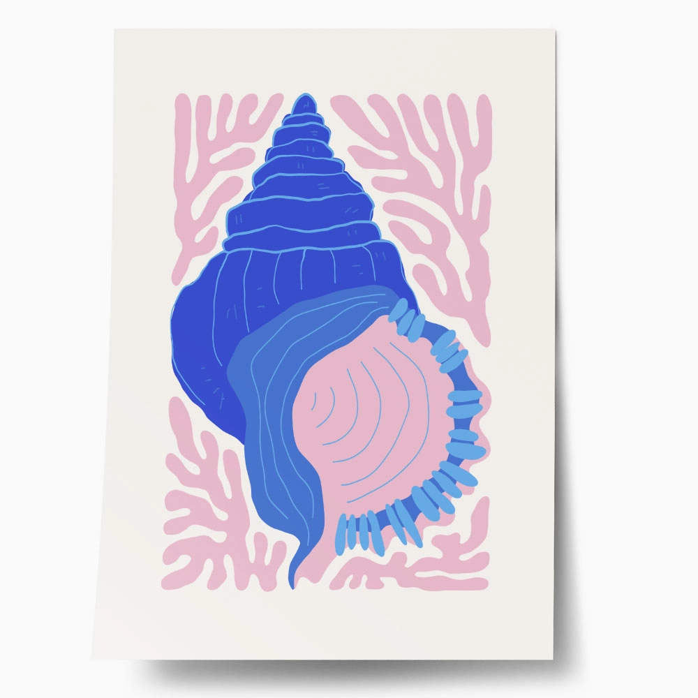 Πόστερ MATISSE STYLE SEASHELL 1