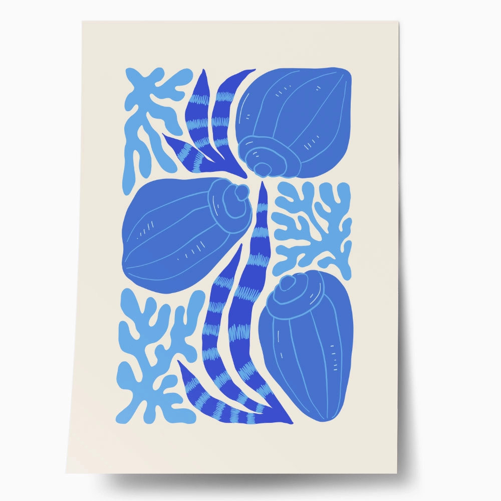 Πόστερ MATISSE STYLE SEASHELL 2