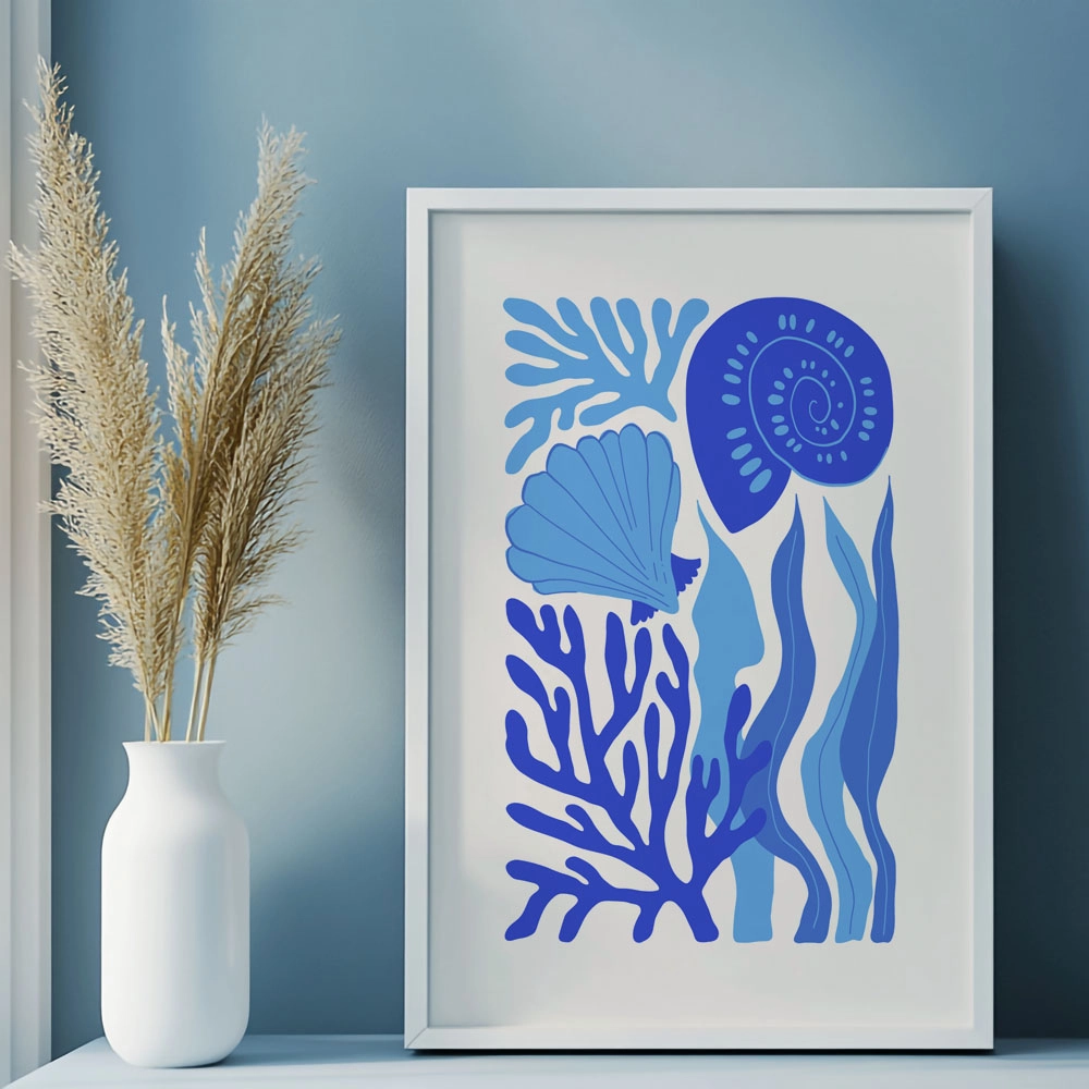 Πόστερ MATISSE STYLE SEASHELL 3