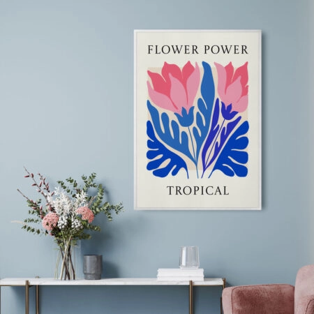 Πόστερ MATISSE STYLE TROPICAL FLOWER POWER - Botanical - Λουλούδια
