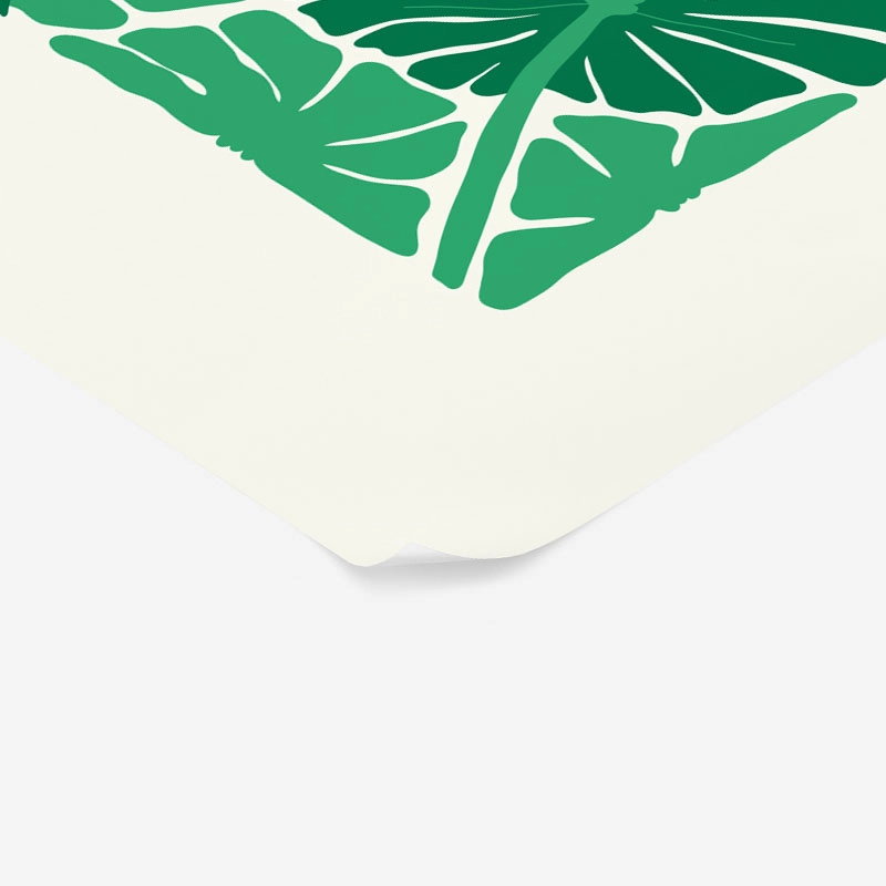 Πόστερ MATISSE STYLE TROPICAL ORANGE AND GREEN FLOWERS 2
