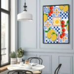 Πόστερ MEDITERRANEAN TABLE ILLUSTRATION