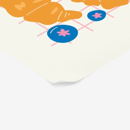Πόστερ MINIMAL CROISSANTS - Food & Drink Sticky 2