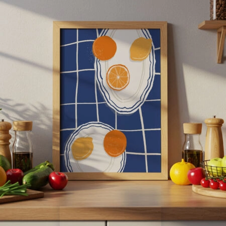 Πόστερ MINIMALIST ORANGES - Food & Drink