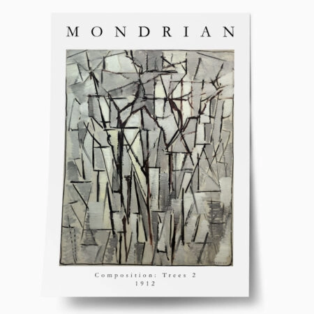 Πόστερ MONDRIAN - COMPOSITION TREES 2 - Διασημοι Ζωγραφοι Sticky 1