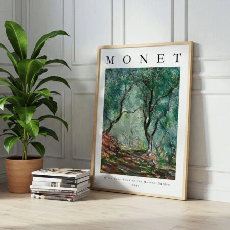 Πόστερ MONET - OLIVE TREE WOOD IN THE MORENO GARDEN - Διασημοι Ζωγραφοι