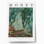 Πόστερ MONET - OLIVE TREE WOOD IN THE MORENO GARDEN