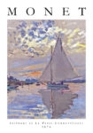 Πόστερ MONET - SAILBOAT