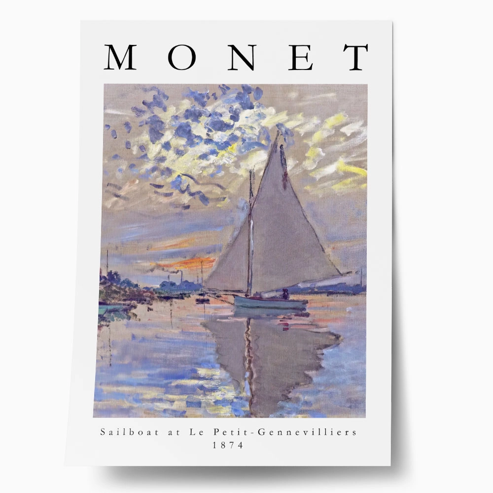 Πόστερ MONET - SAILBOAT