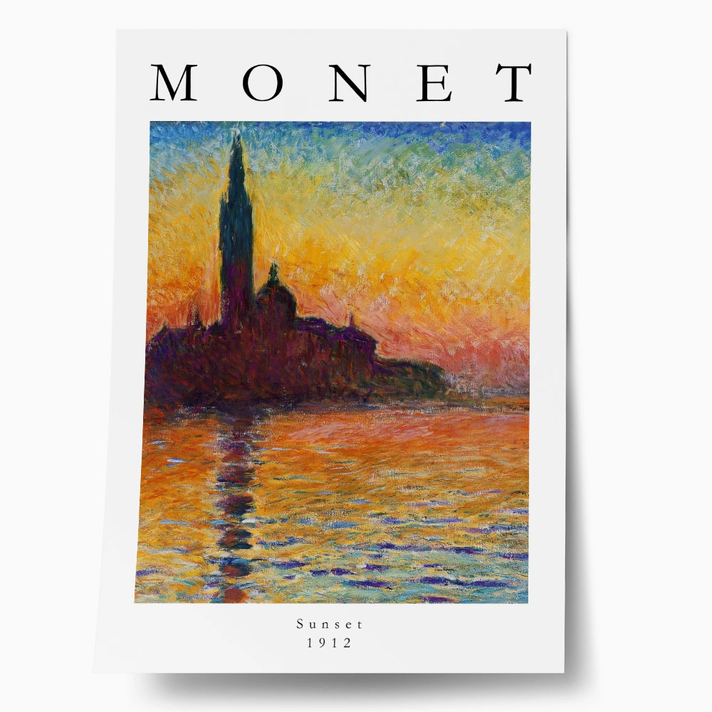 Πόστερ MONET - SUNSET