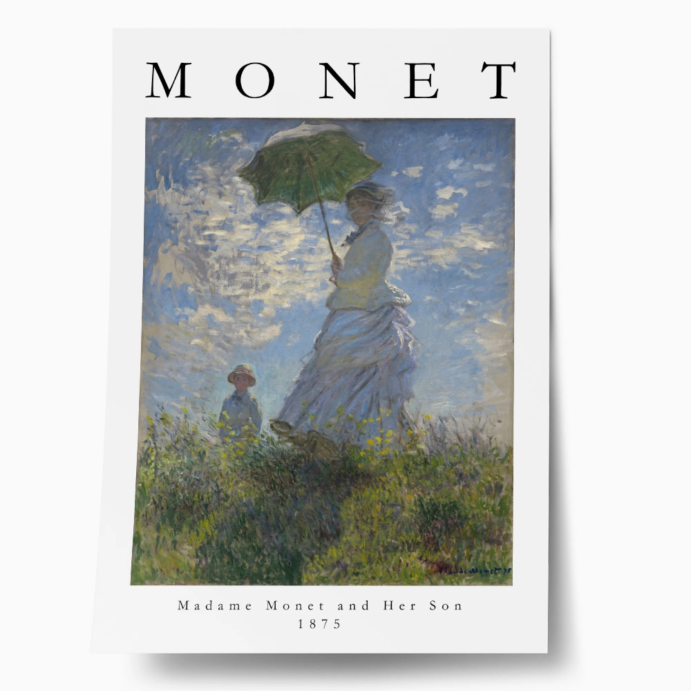 Πόστερ MONET - WOMAN WITH SON