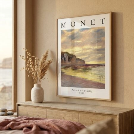 Πόστερ MONET - POINTE DE LAILLY - Διασημοι Ζωγραφοι Sticky 3