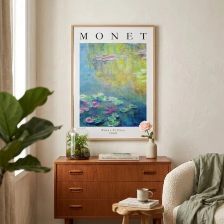 Πόστερ MONET - WATER LILIES - Διασημοι Ζωγραφοι Sticky 2