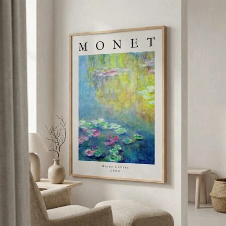 Πόστερ MONET - WATER LILIES - Διασημοι Ζωγραφοι Sticky 5