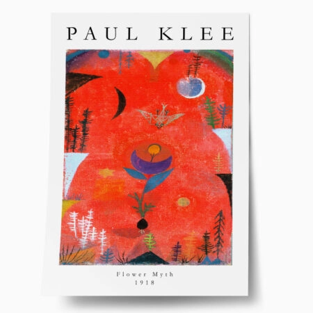 Πόστερ PAUL KLEE - FLOWER MYTH - Διασημοι Ζωγραφοι Sticky 1