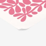 Πόστερ PINK AND BLUE ABSTRACT FLORAL