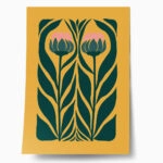 Πόστερ PINK AND GREEN FLOWERS 2