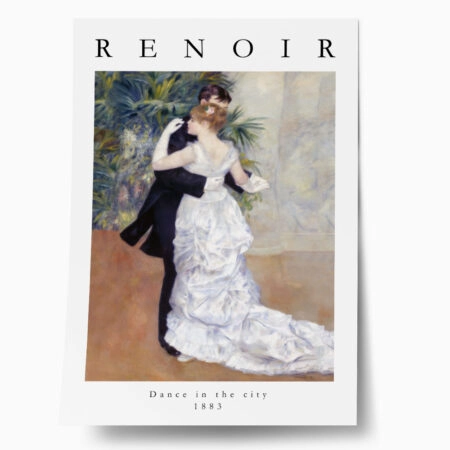 Πόστερ RENOIR - DANCE IN THE CITY - Διασημοι Ζωγραφοι Sticky 1
