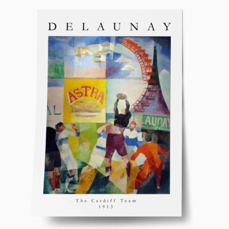 Πόστερ ROBERT DELAUNAY - THE CARDIFF TEAM - Διασημοι Ζωγραφοι Sticky 1