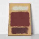 Πινακας σε καμβά ROTHKO - BEIGE BROWN RED WHITE