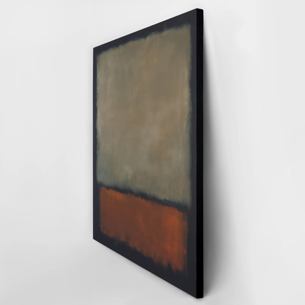 Πινακας σε καμβά ROTHKO - BLACK BEIGE RED