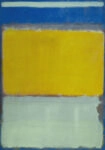 Πινακας σε καμβά ROTHKO - BLUE YELLOW MINT