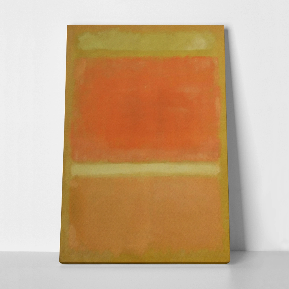 Πινακας σε καμβά ROTHKO - BROWN RED
