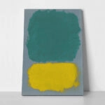Πινακας σε καμβά ROTHKO - GREEN YELLOW BLUE