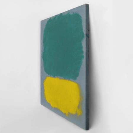 Πινακας σε καμβά ROTHKO - GREEN YELLOW BLUE - Rothko Mark Sticky 3