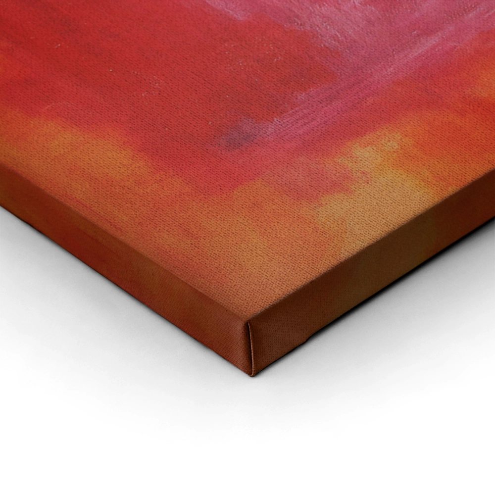 Πινακας σε καμβά ROTHKO - ORANGE BLACK WHITE RED
