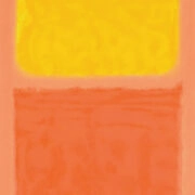 Πινακας σε καμβά ROTHKO - PEACH YELLOW ORANGE - Rothko Mark Sticky 6