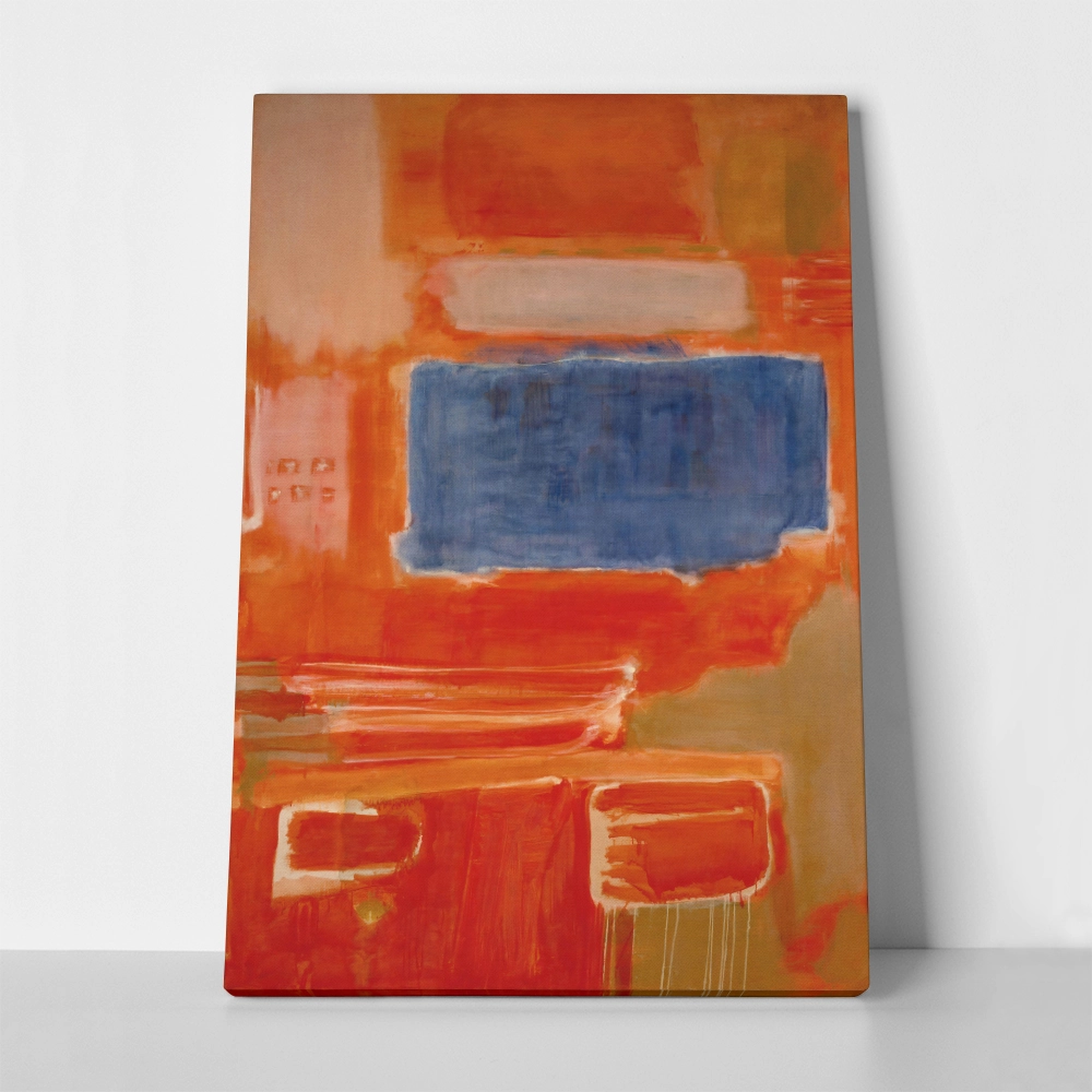 Πινακας σε καμβά ROTHKO - RED BLUE BROWN