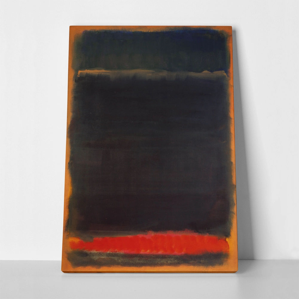 Πινακας σε καμβά ROTHKO - RED ORANGE BLACK