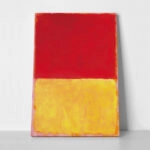 Πινακας σε καμβά ROTHKO - RED YELLOW PINK