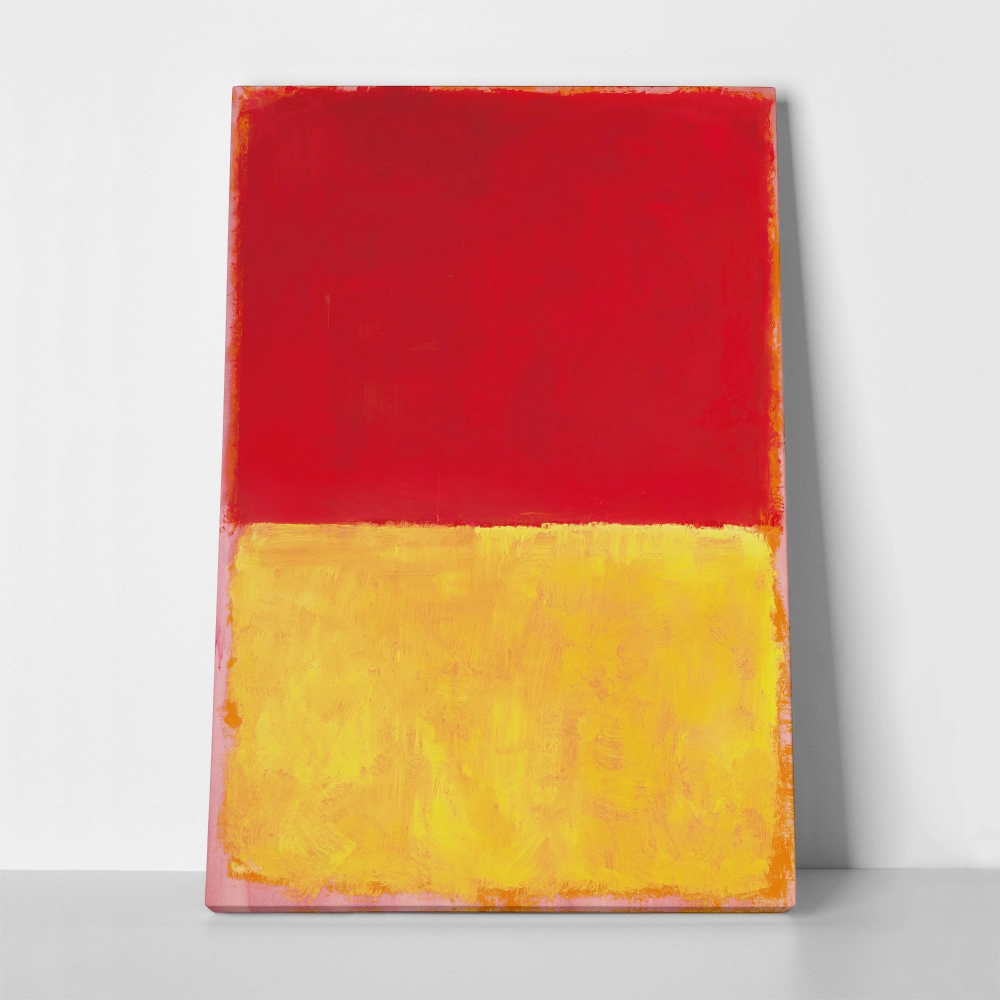 Πινακας σε καμβά ROTHKO - RED YELLOW PINK