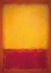 Πινακας σε καμβά ROTHKO - RED YELLOW