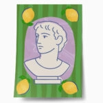 Πόστερ STATUE HEAD ILLUSTRATION