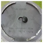 STONE POLYRESIN ΚΑΣΠΩ ΜΕ ΠΙΑΤΟ ΓΚΡΙ ΠΑΛΙΟ ΠΗΛΙΝΟ ΜΙΚΡΟ - Φ28x34.5cm