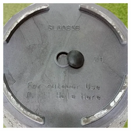 STONE POLYRESIN ΚΑΣΠΩ ΜΕ ΠΙΑΤΟ ΓΚΡΙ ΟΨΙΔΙΑΝΟY ΜΕΣΑΙΟ - Φ35x42.5cm - Κασπω Sticky 1