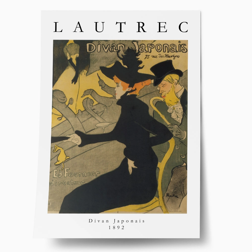 Πόστερ TOULOUSE LAUTREC - DIVAN JAPONAIS