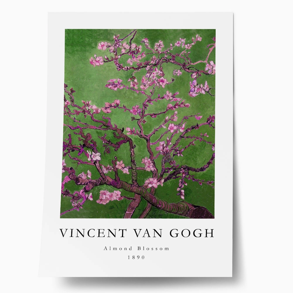 Πόστερ VAN GOGH - ALMOND BLOSSOM GREEN