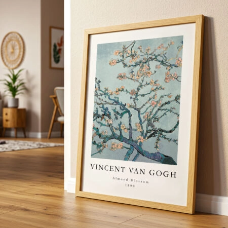 Πόστερ VAN GOGH - ALMOND BLOSSOM PASTEL BLUE - Posters