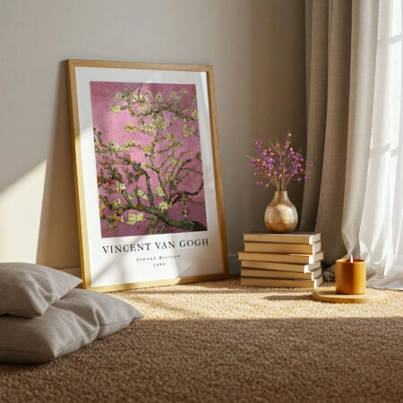 Πόστερ VAN GOGH - ALMOND BLOSSOM PINK - Διασημοι Ζωγραφοι