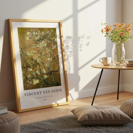 Πόστερ VAN GOGH - ALMOND BLOSSOM YELLOW - Διασημοι Ζωγραφοι