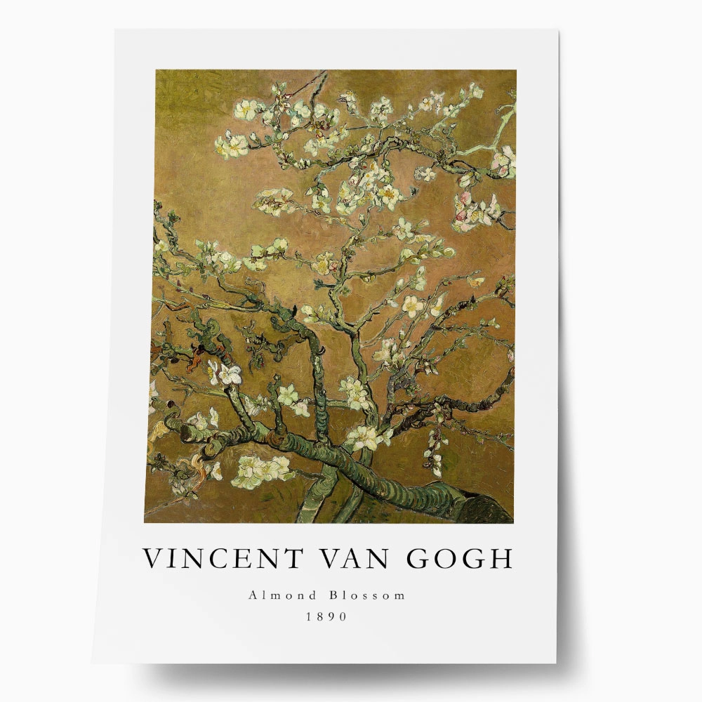 Πόστερ VAN GOGH - ALMOND BLOSSOM YELLOW