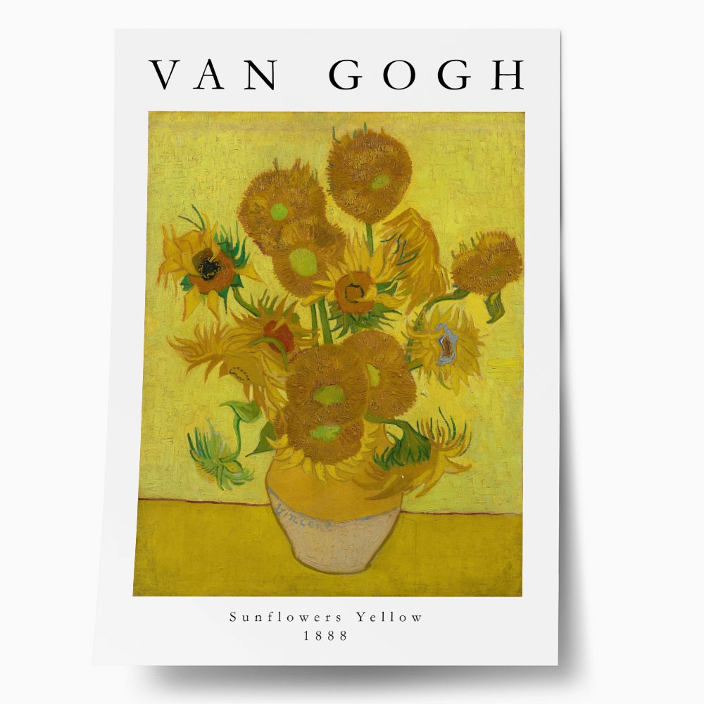Πόστερ VAN GOGH - SUNFLOWERS YELLOW