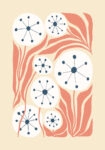 Πόστερ WHITE AND PINK FLOWERS