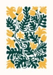 Πόστερ YELLOW AND GREEN FLOWERS
